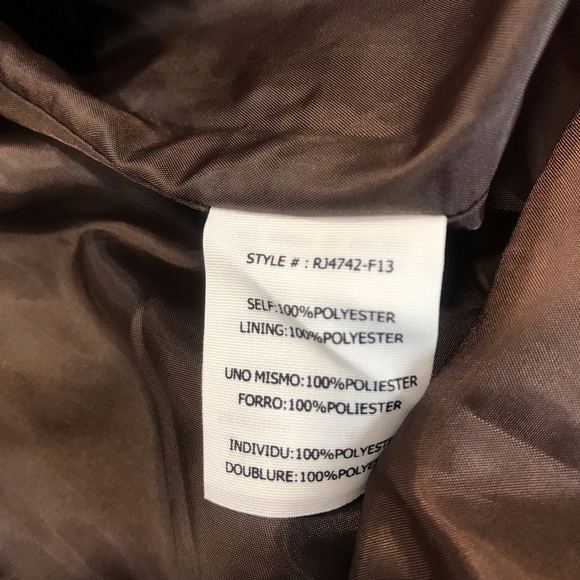 Ryu Light Weight Coat Chocolate Brown M - Picture 10 of 12